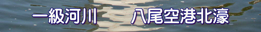 一級河川　　八尾空港北濠